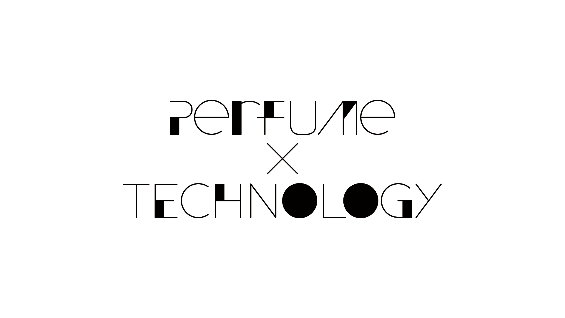 Perfume×TECHNOLOGY presents “Reframe” /Logo Design